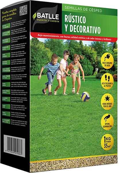 Semilla Cesped Rustico y Decorativo 1 kg