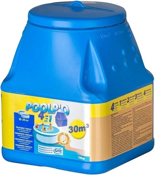 Poolpo para Piscinas 10-30m3 Tratamiento Todo en Uno