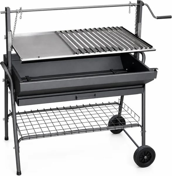 Barbacoa Santana Plancha-parrilla 100 cm con Ruedas