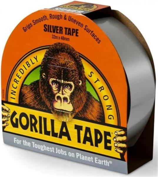 Cinta Americana Plata Gorilla 32m x 48mm