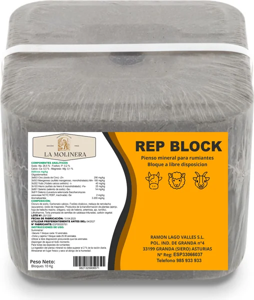 Bloque Nutraceutico Repblock 10 kg