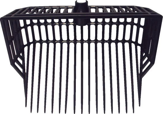 Horca para Viruta Estiercol Plastico Negra