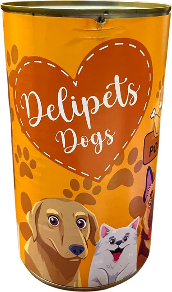 Lata Perro DeliPets Pollo 1240 Gr