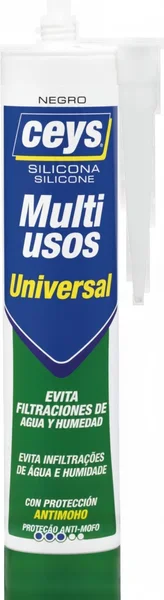 Silicona Universal Ceys Negro Cartucho 280 ml
