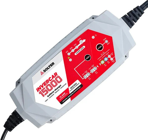 Cargador Baterias Invercar 15000