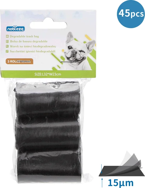 Pack de 3 bolsas de Basura Excrementos Perros