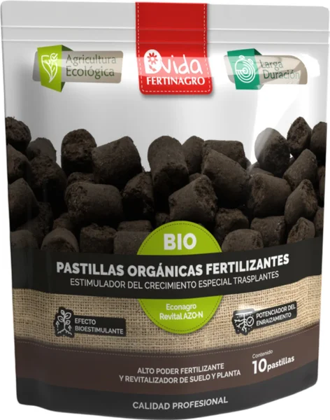 Pastillas Organicas Fertilizantes Estimulador Transplante 10 Pastilas