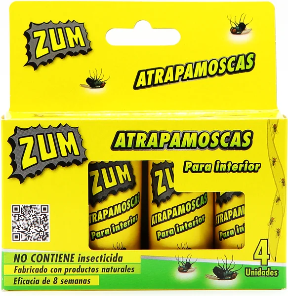 Zum Tiras Atrapamoscas 4 Rollos