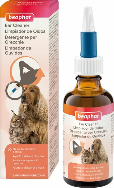 Beaphar Limpiador de Oídos Perro y Gato - 50ml