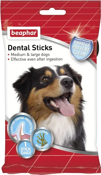 Beaphar Dental Sticks Perros Medianos y Grandes 7 ud