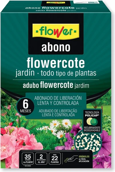 Abono FlowerCote Plus 6 Meses 800 Gr
