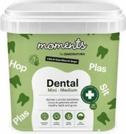 Snack Dental Perros Moments Dental Raza Mini Medium 500g