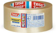 Cinta Embalaje Tesa Rugosa Transparente 66mm 50 Metros