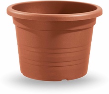Maceta Cilindro Plastico Terracota 35cm