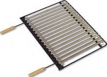 Parrilla Barbacoa Inox. 43,5x41 Cms.