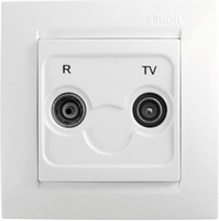 Toma Tv Intermedia Empotrable Serie Simon 15