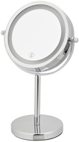 Espejo Aumento Cromado Led 16cm Habitex