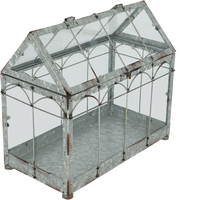 Casa Invernadero Cristal Verde M