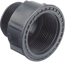 Racor Hembra-Macho Reduccion Plastico 3/4-1/2