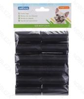 Pack 12 Bolsas Basura Perros Negro 23x32