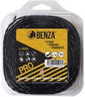 Hilo Nylon Desbrozadora Trenzado Pro Benza 3,0 mm 15 Metros 