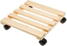 Soporte Maceta Madera Cuadrado 35x35