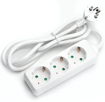 Regleta Alemana 3 Vias sin Interruptor 1,5 m