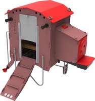 Gallinero m�vil Red Roof peque�o 60x50 S