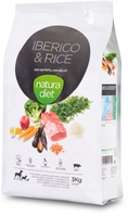 Pienso Perros Natura Diet Iberico & Rice 3kg