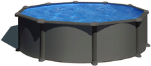 Piscina Anthracite Redonda �350 x132 cm