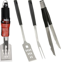 Juego Utensilios Acero Inoxidable Barbacoa - 3 Uds