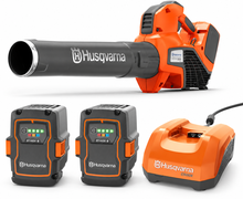 Pack soplador Husqvarna 525iB Mark II + 2 bater�as 40-B140X 4 Ah + cargador 40-C500X