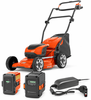 Pack cortac�sped Husqvarna LC137i 37 cm + 2 bater�as 4 Ah BLi20 y B140 + cargador QC80