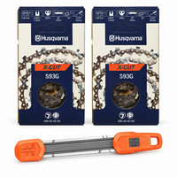 Pack motosierra: 2 cadenas Husqvarna S93G 3/8 bajo perfil 1,3 mm 56 eslabones + afilador 2 en 1 Husqvarna 4,0 mm Pack motosierra: 2 cadenas Husqvarna S93G 3/8 bajo perfil 1,3 mm 56 eslabones + afilador 2 en 1 Husqvarna 4,0 mm