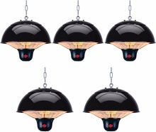 Pack 5 estufas el�ctricas de techo Orework OHC1500 1500 W IP34 para hosteler�a