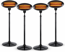Pack oferta 4 estufas el�ctricas de exterior con pie Koopman EE5000030 2000 W IPX4