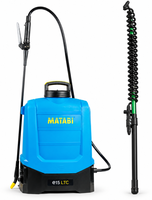 Pack pulverizador el�ctrico Matabi e15 LTC 15 L + lanza telesc�pica 5,4 m