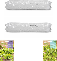 Pack huerto de hojas con can�nigos para huerto urbano: 2 sacos + 2 sobres Rocalba � enLAGO