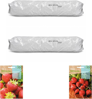 Pack huerto escolar con fresas para huerto urbano: 2 sacos + 2 sobres Rocalba