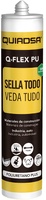 Cartucho Sellador Q-Flex PU Quiadsa Gris 290 ml