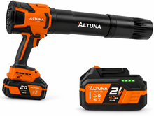 Pack soplador Altuna AS01 21 V con 2 bater�as de 4 Ah y cargador