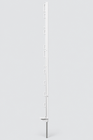 Poste Pastor Plastico Blanco 105 cm Horizont - Unidad y packs de 10 y 50