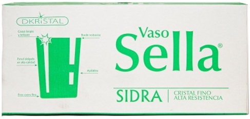 Vaso Sidra Extrafino Sella 50 Cl Caja 6 Unidades