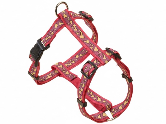 Arnes Nylon Huellas 1,5 x 30 / 50 cm.