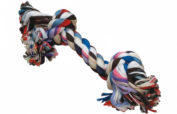 Mordedor Algodon 2 Nudos 20 cm.