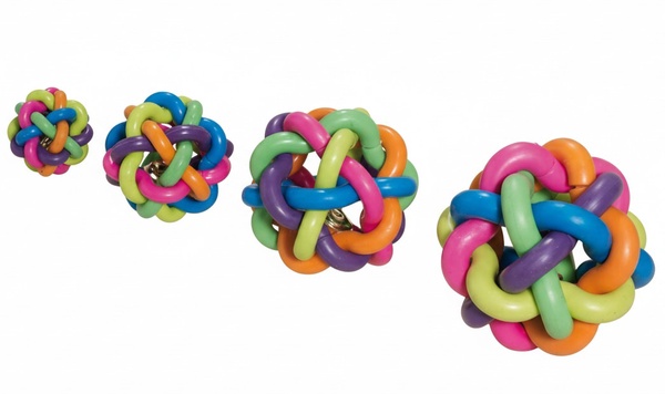 Pelota de Caucho Trenzada 9 cm