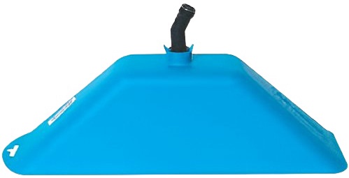Campana Rectangular Azul Caja