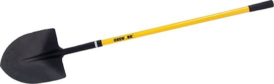 Pala Punta mango Largo Fibra Vidrio n� 3 Orework