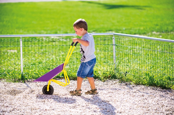 Carretilla Juguete Ni�os Jardin Metalica