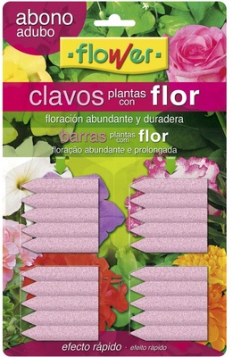 Flower Abono Clavos Flor 20 uds